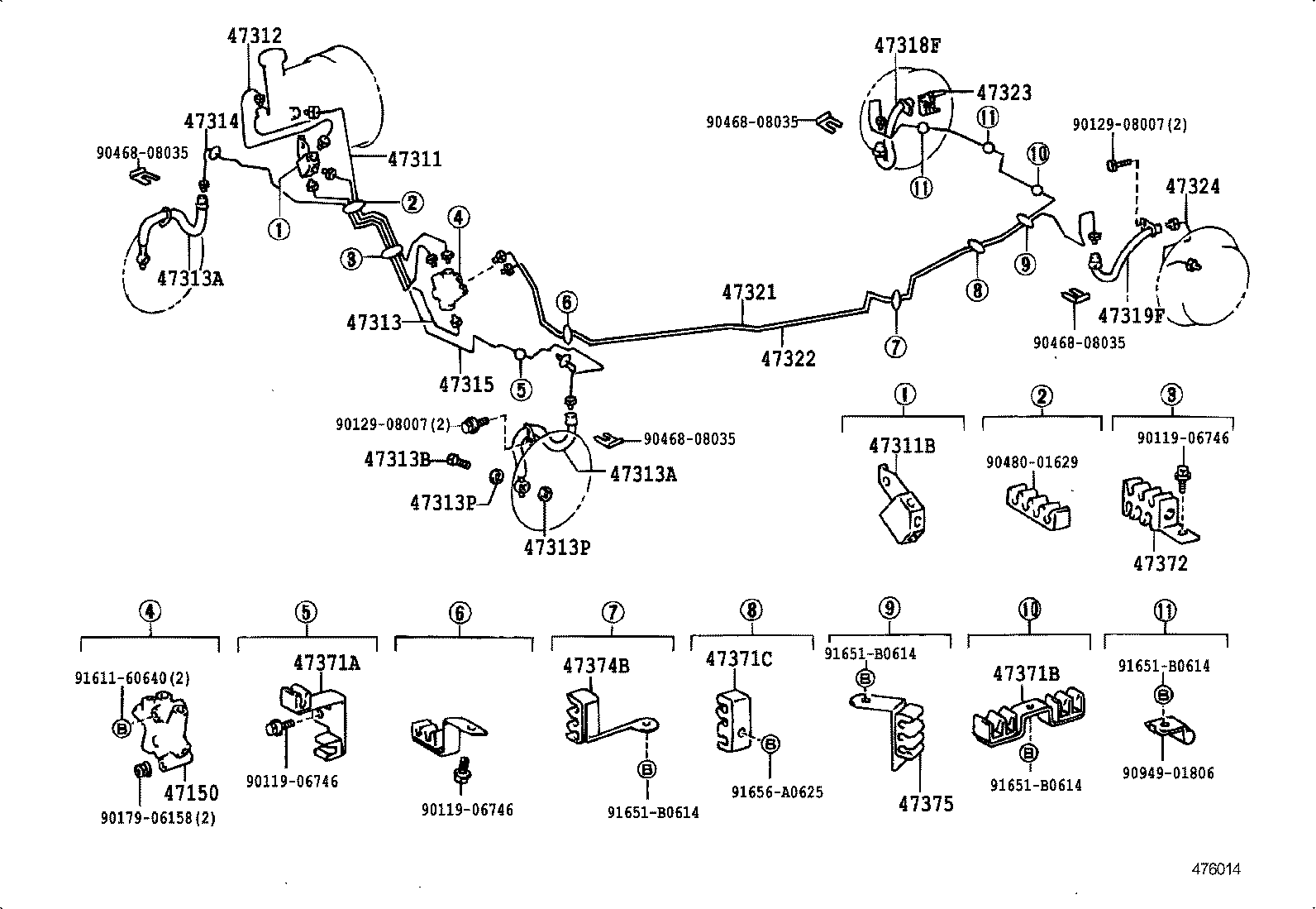 44510-20100 ACTUATOR ASSY, BRAKE product image