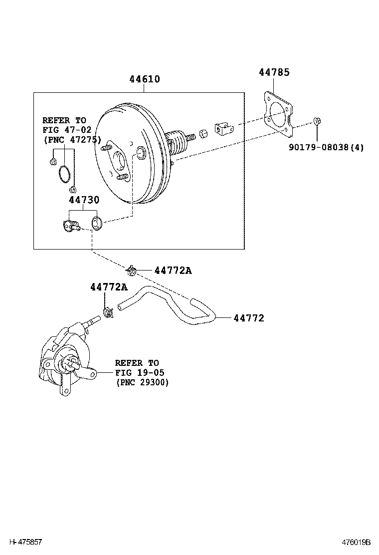 44610-09720 BOOSTER ASSY, BRAKE product image