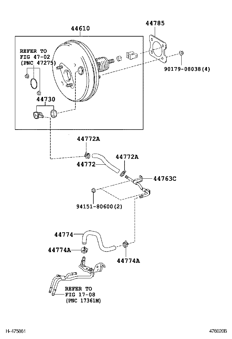 44610-09720 BOOSTER ASSY, BRAKE product image