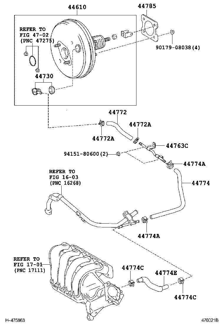 44610-09720 BOOSTER ASSY, BRAKE product image