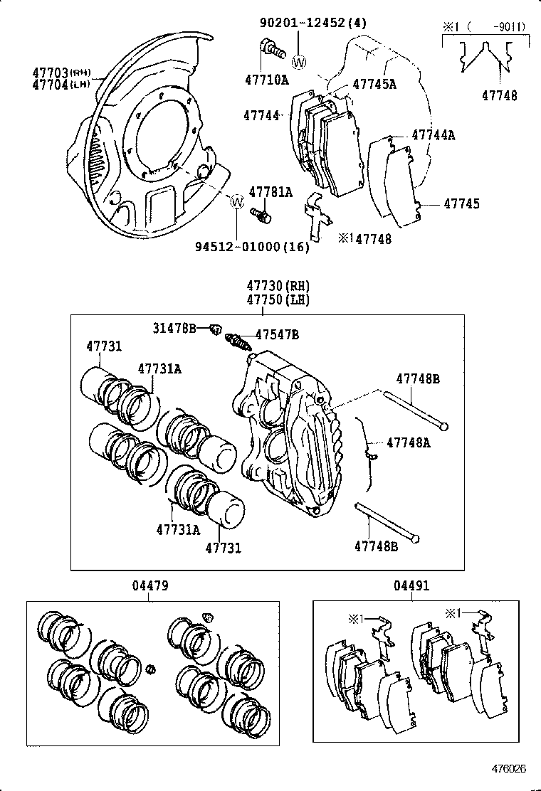 47782-60060 COVER SUB-ASSY, DISC BRAKE DUST, FRONT LH product image