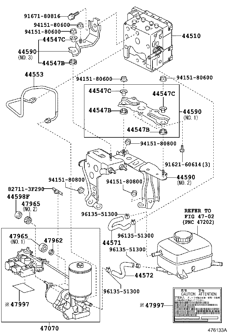 47321-48090 TUBE, REAR BRAKE, NO.1 product image