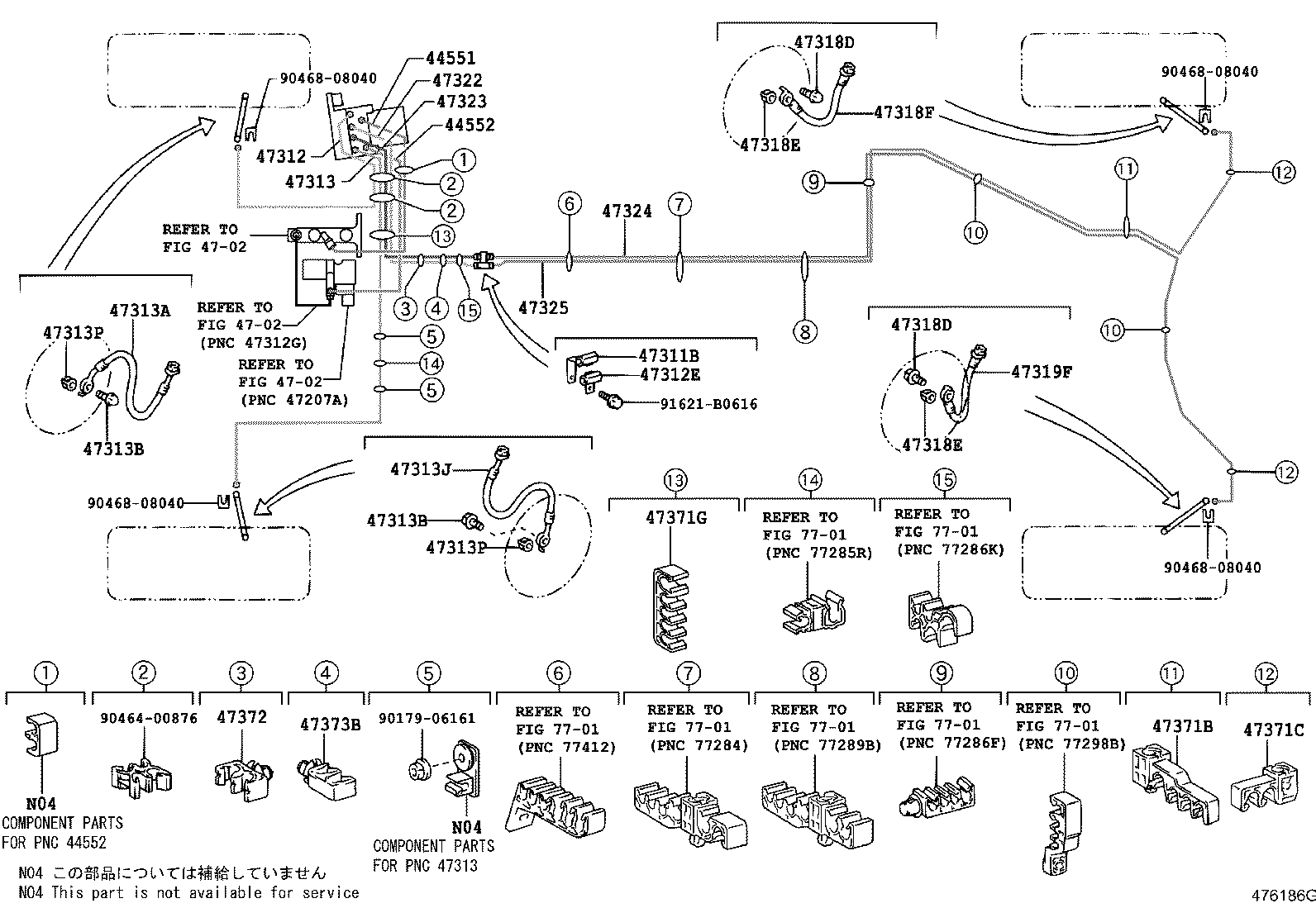 44590-30130 BRACKET ASSY, BRAKE ACTUATOR product image