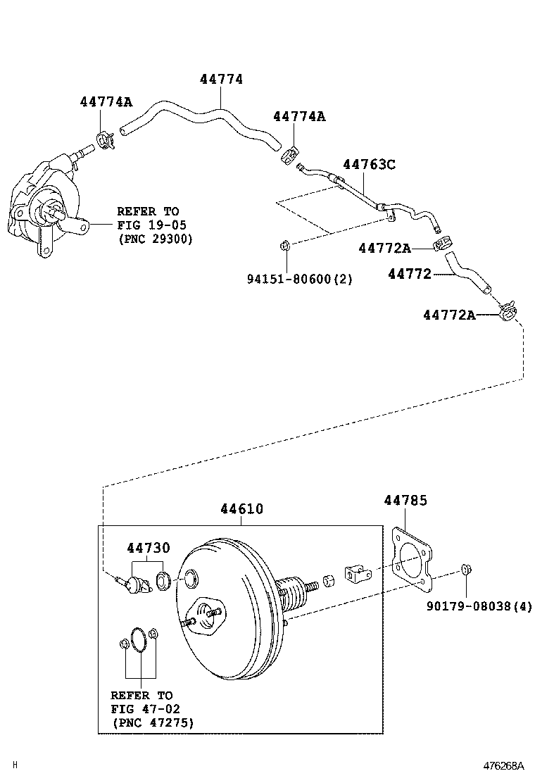 44610-09720 BOOSTER ASSY, BRAKE product image