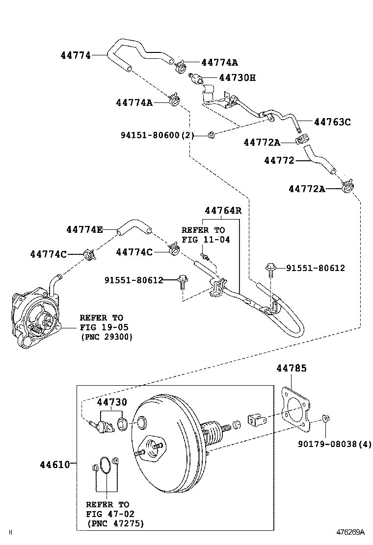 44610-09720 BOOSTER ASSY, BRAKE product image