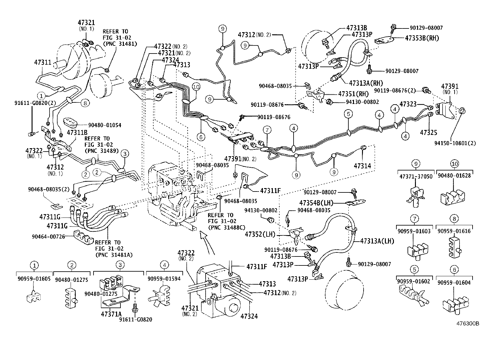 47321-37440 TUBE, REAR BRAKE, FRAME NO.1 product image