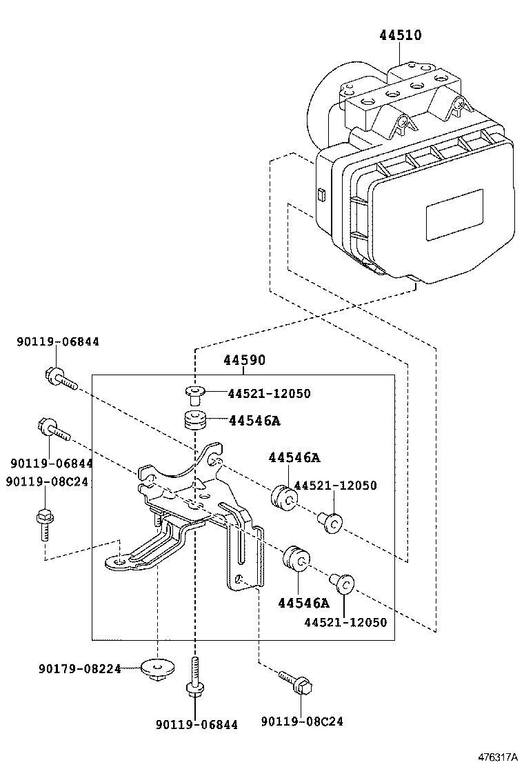 44050-20150 ACTUATOR ASSY, BRAKE product image
