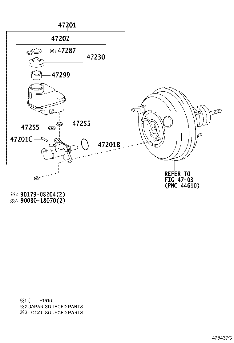 47220-04050 RESERVOIR SUB-ASSY, BRAKE MASTER CYLINDER product image