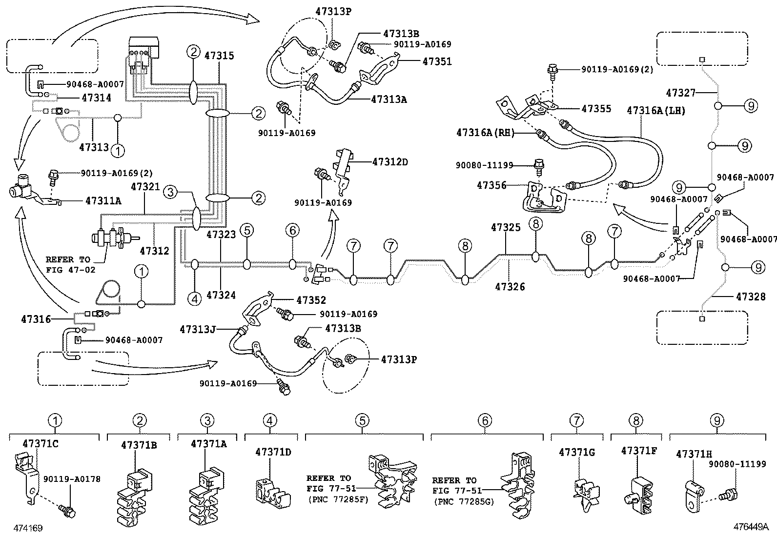 44050-04094 ACTUATOR ASSY, BRAKE product image