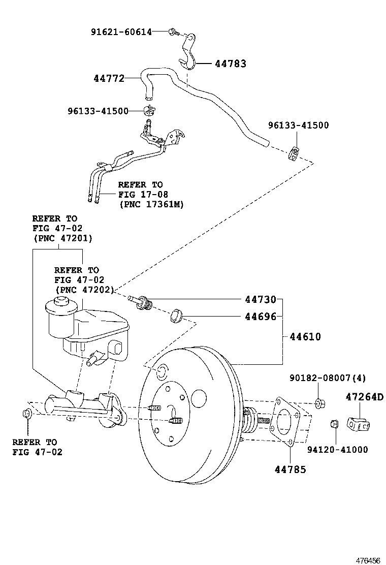 47264-0D050 CLEVIS, BRAKE MASTER CYLINDER PUSH ROD product image