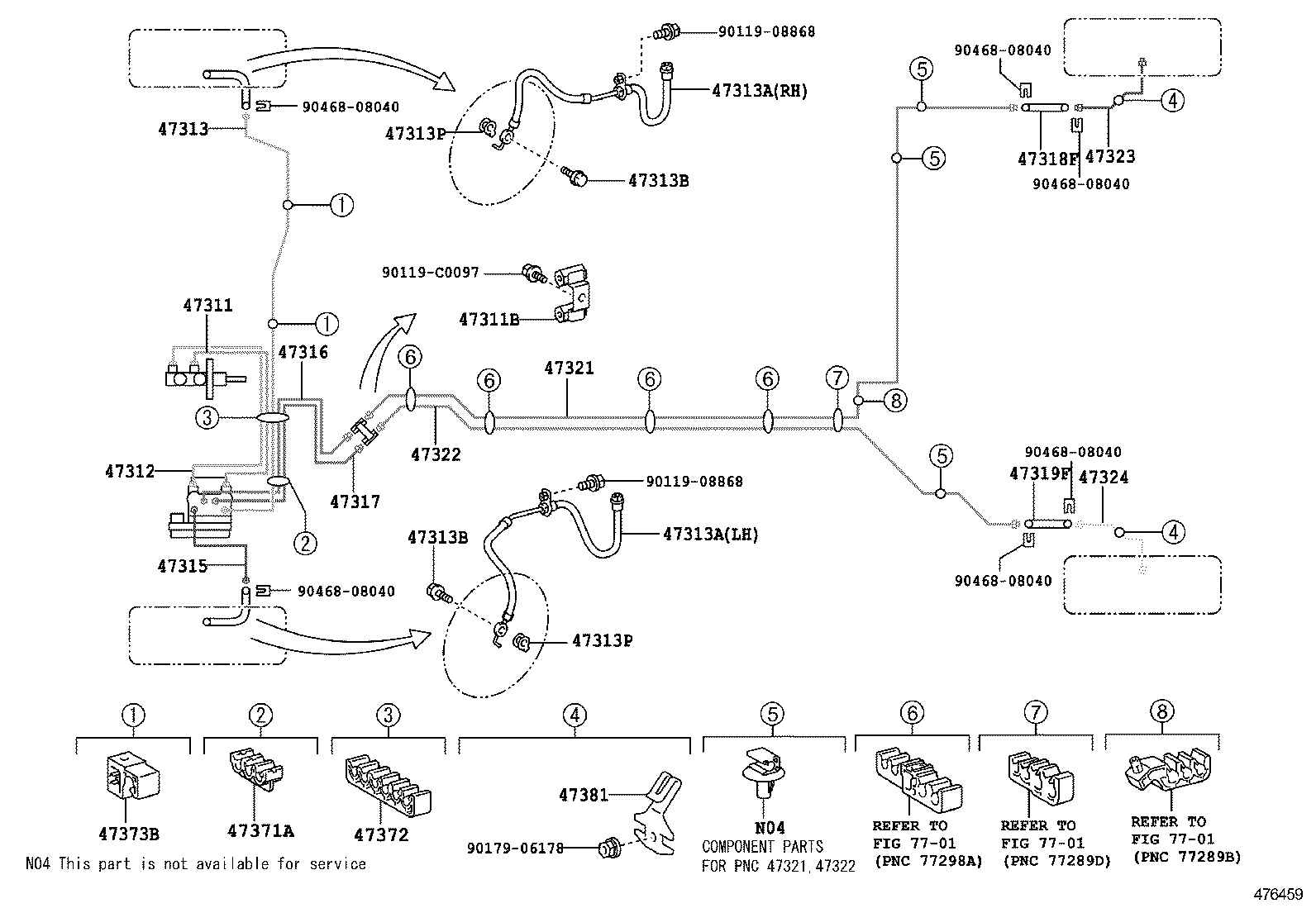 44050-0D080 ACTUATOR ASSY, BRAKE product image