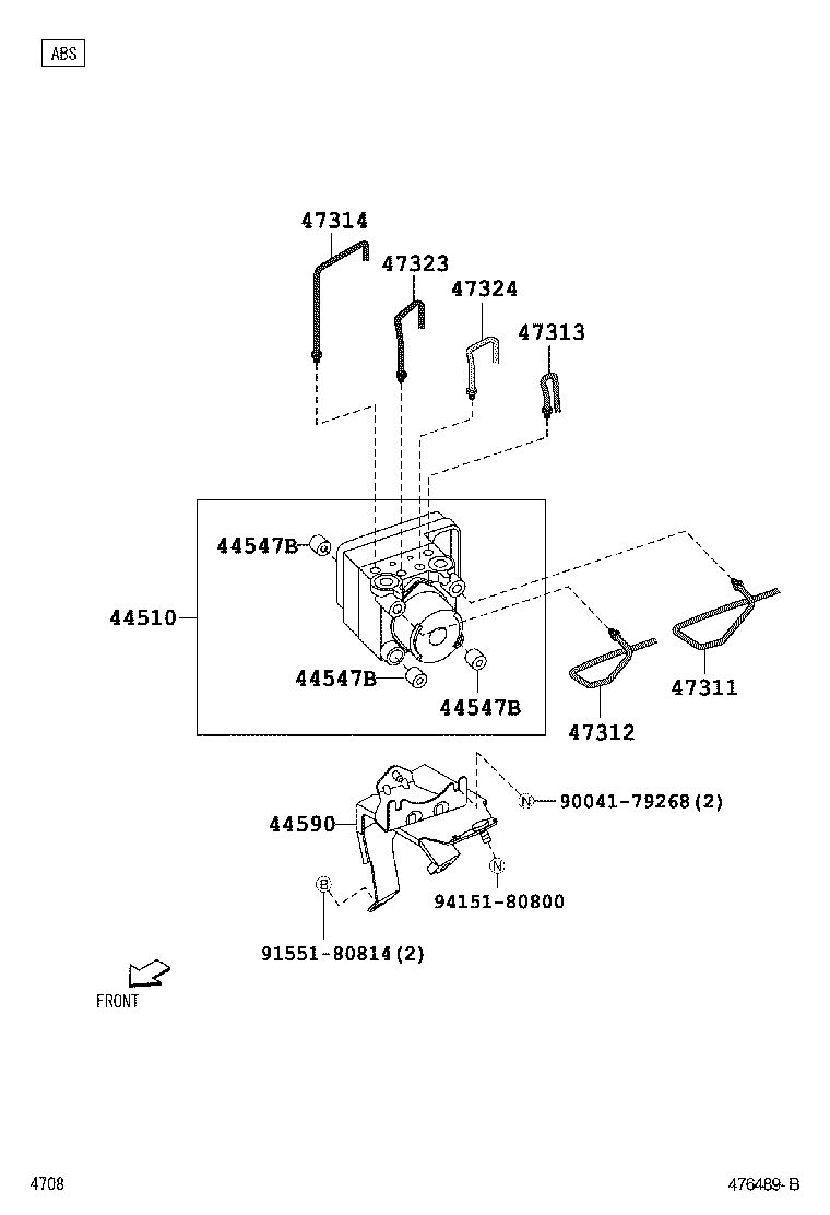 44050-B4031 ACTUATOR ASSY, BRAKE product image