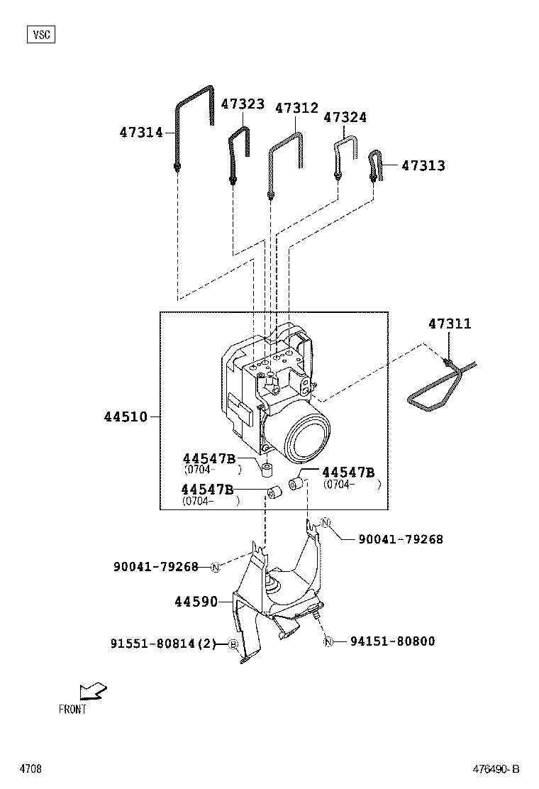 44050-B4031 ACTUATOR ASSY, BRAKE product image