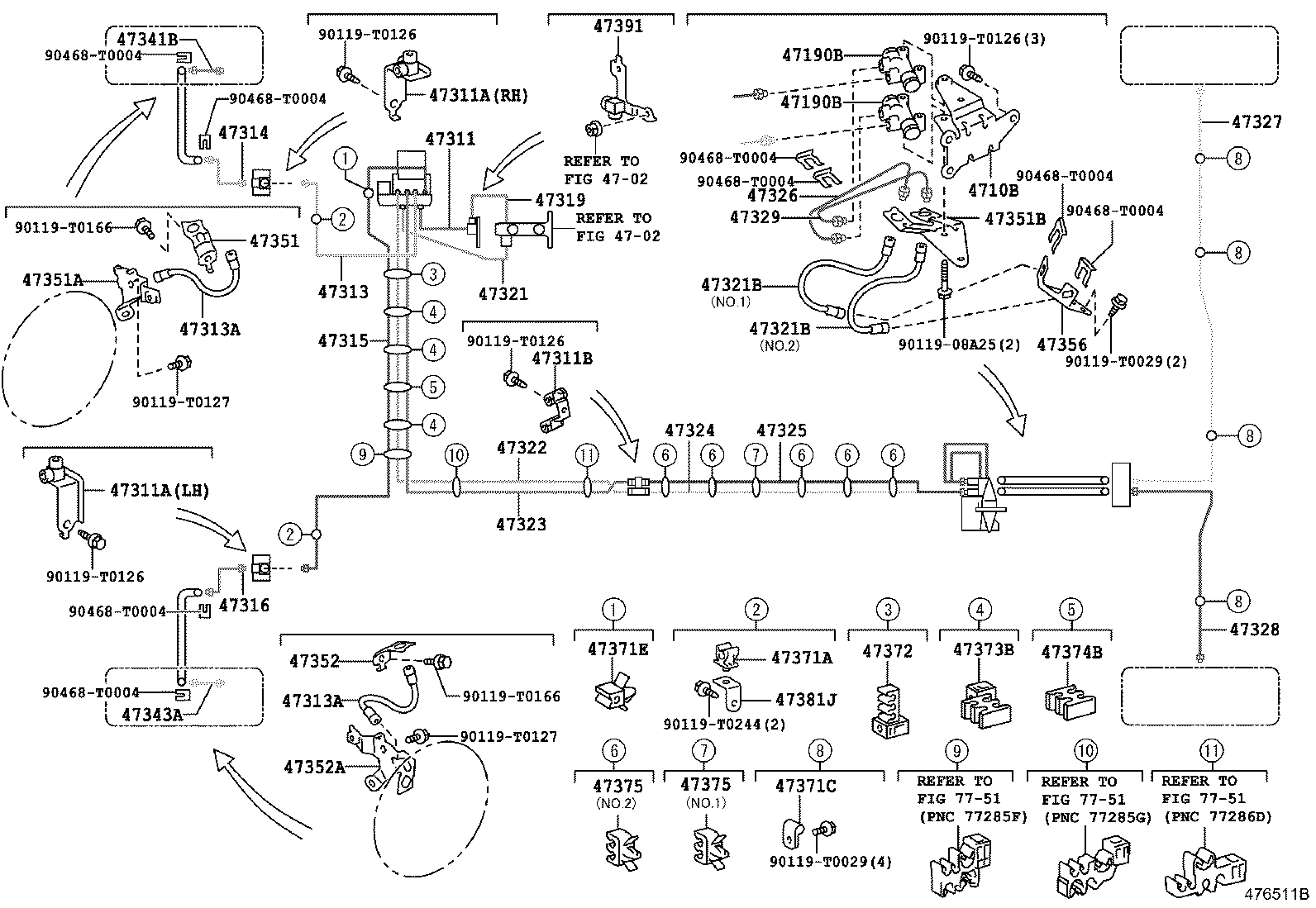 44050-71010 ACTUATOR ASSY, BRAKE product image
