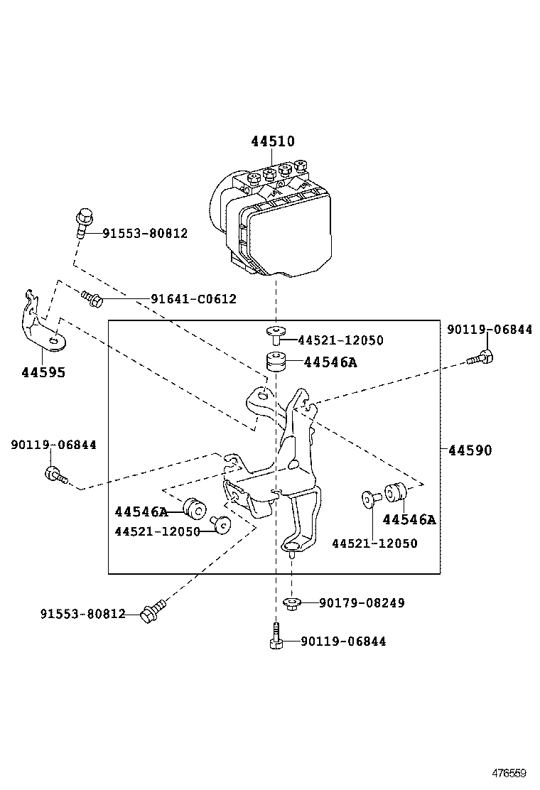 44050-53360 ACTUATOR ASSY, BRAKE product image
