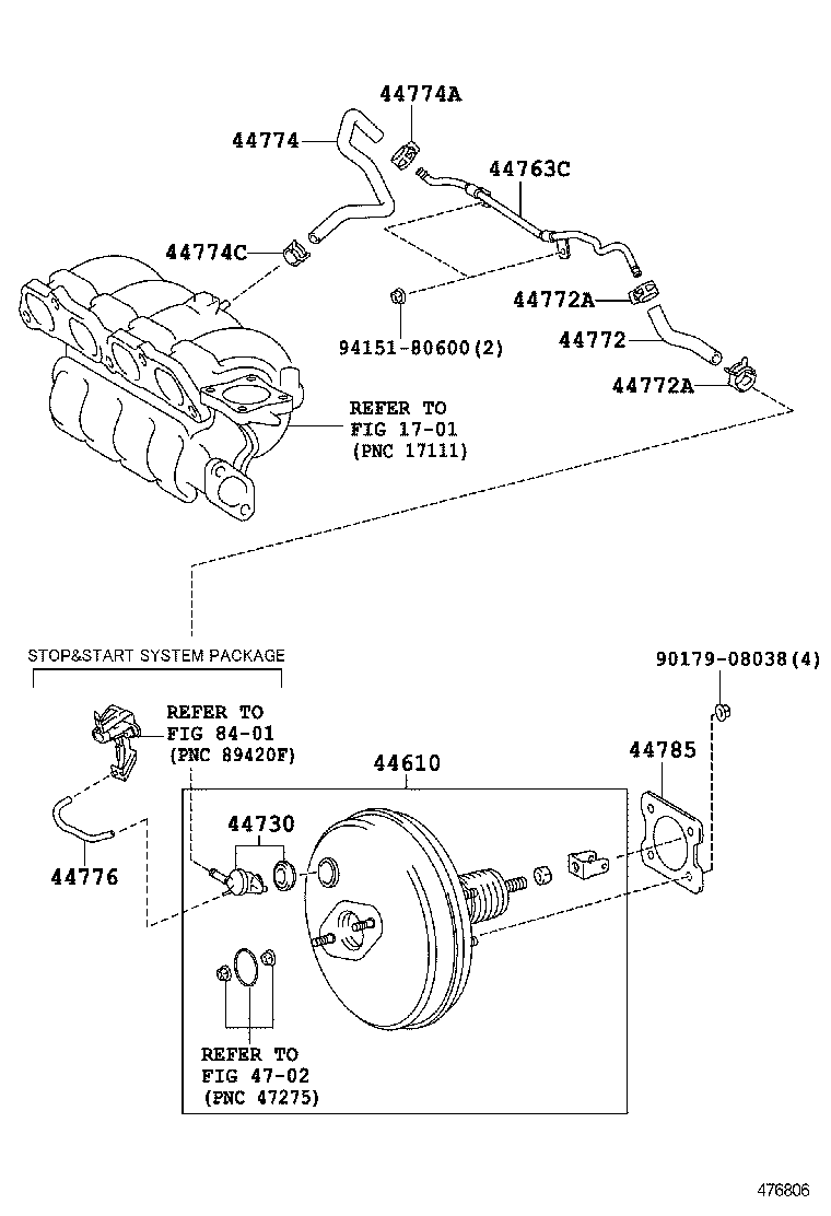 44610-09720 BOOSTER ASSY, BRAKE product image