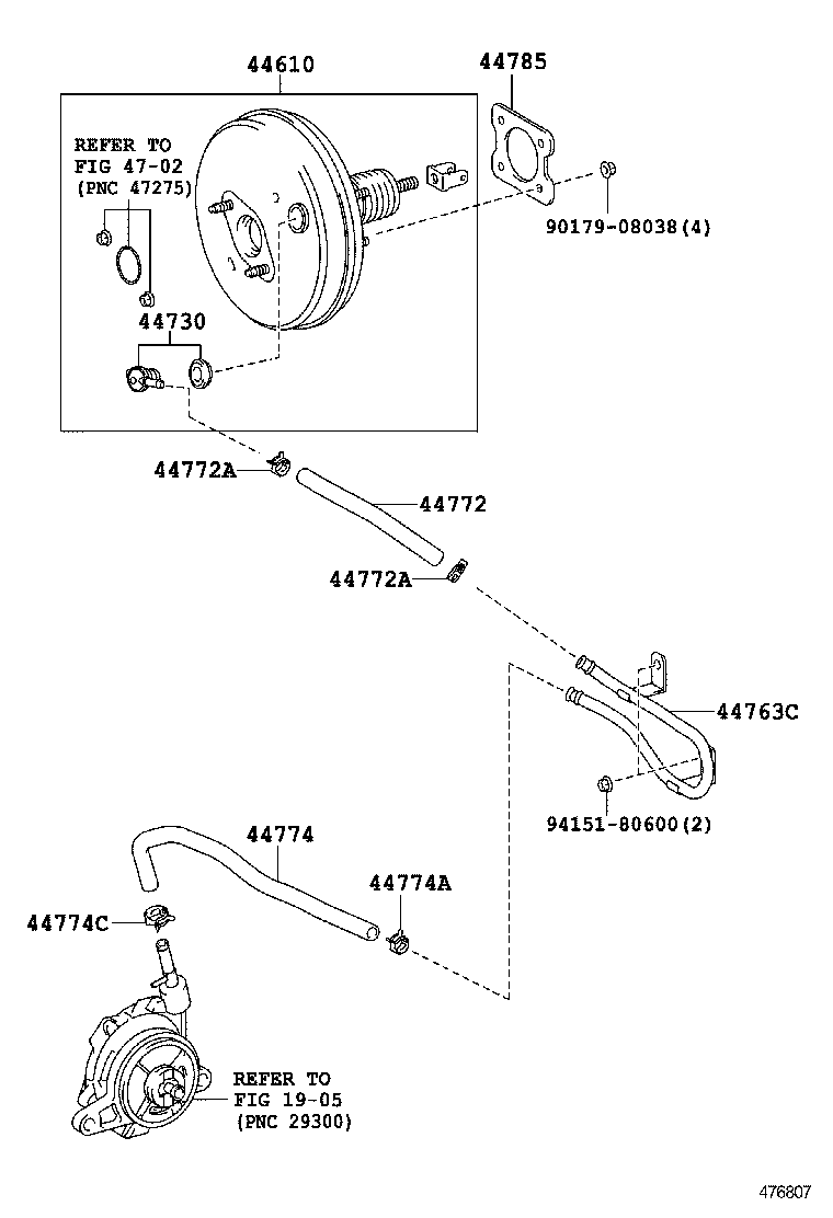 44610-09720 BOOSTER ASSY, BRAKE product image