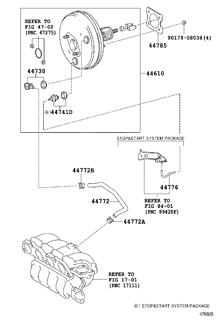 44610-09720 BOOSTER ASSY, BRAKE product image