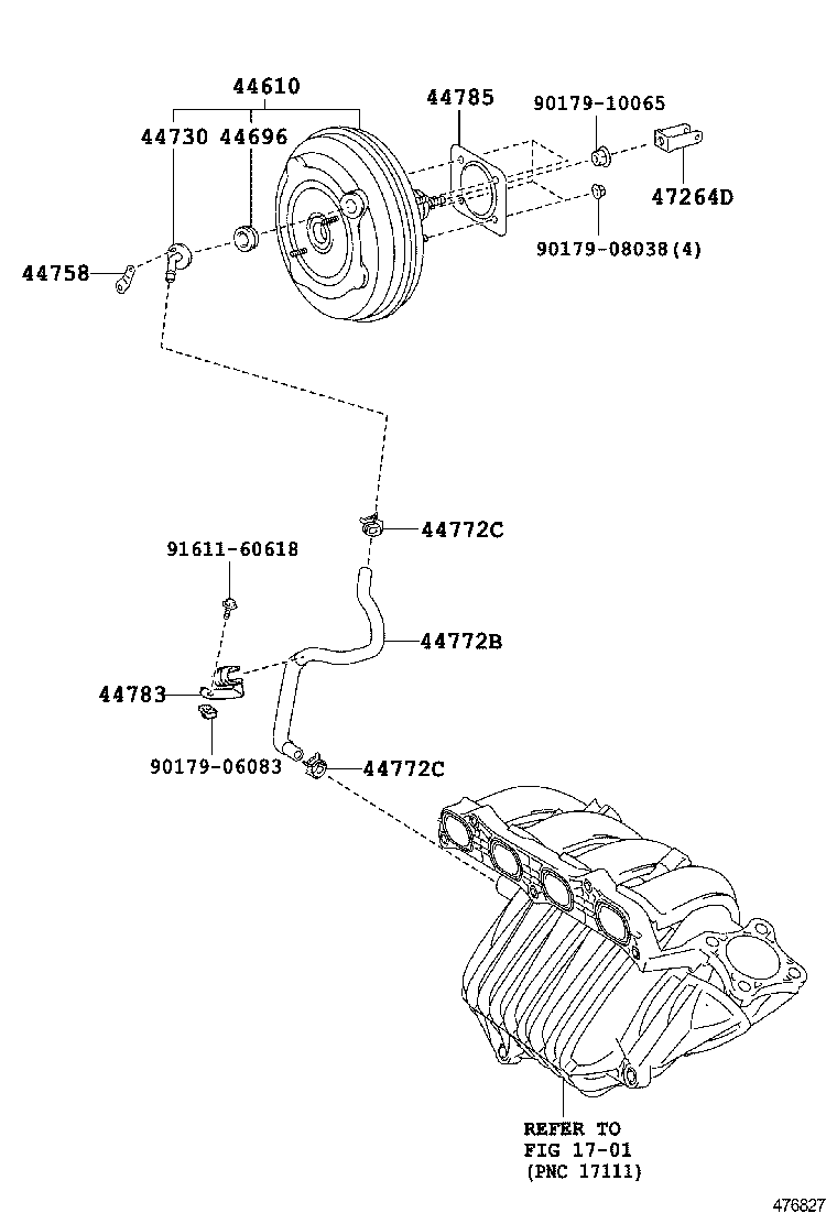 44610-06402 BOOSTER ASSY, BRAKE product image