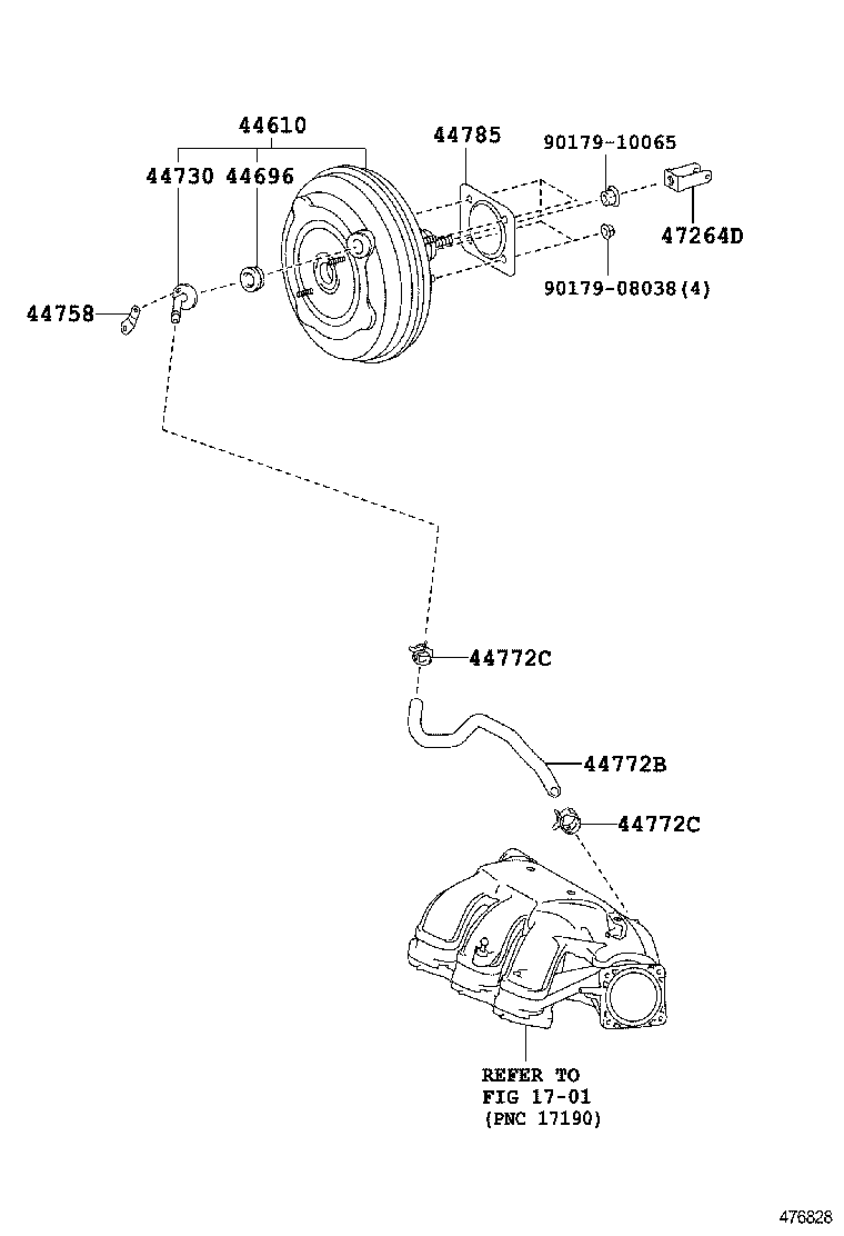 44610-06402 BOOSTER ASSY, BRAKE product image