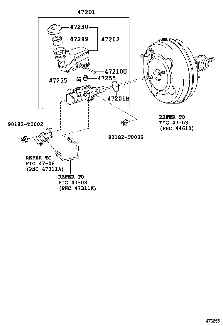 47220-06170 RESERVOIR SUB-ASSY, BRAKE MASTER CYLINDER product image