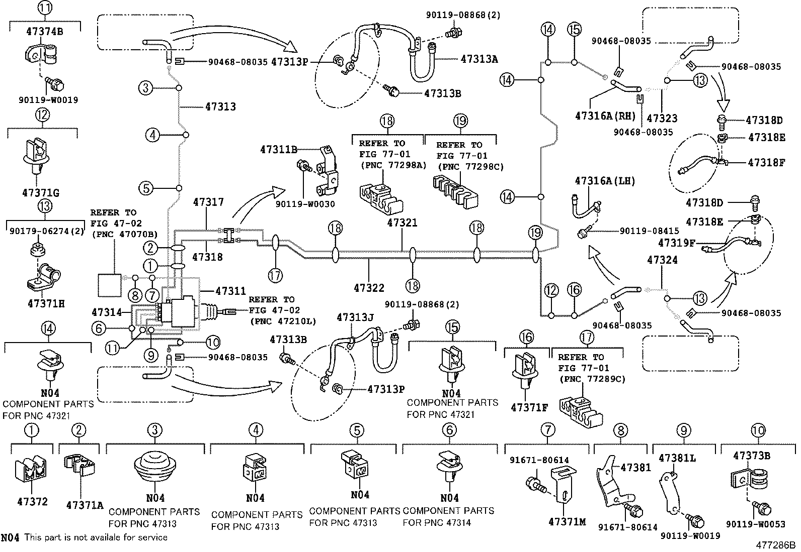 44050-02410 ACTUATOR ASSY, BRAKE product image