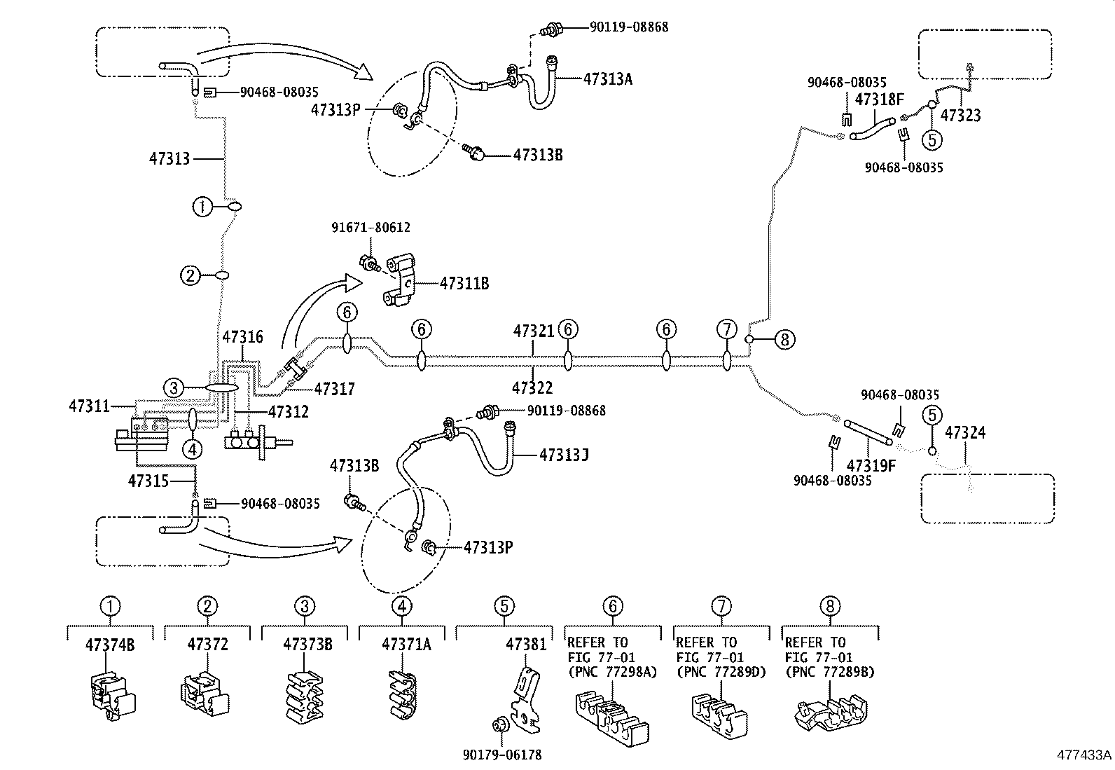 44050-52G11 ACTUATOR ASSY, BRAKE product image