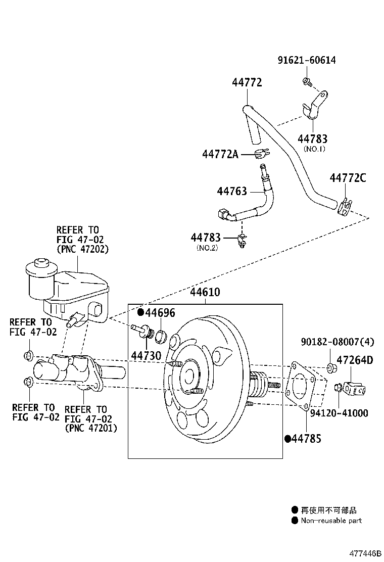 44610-52B50 BOOSTER ASSY, BRAKE product image