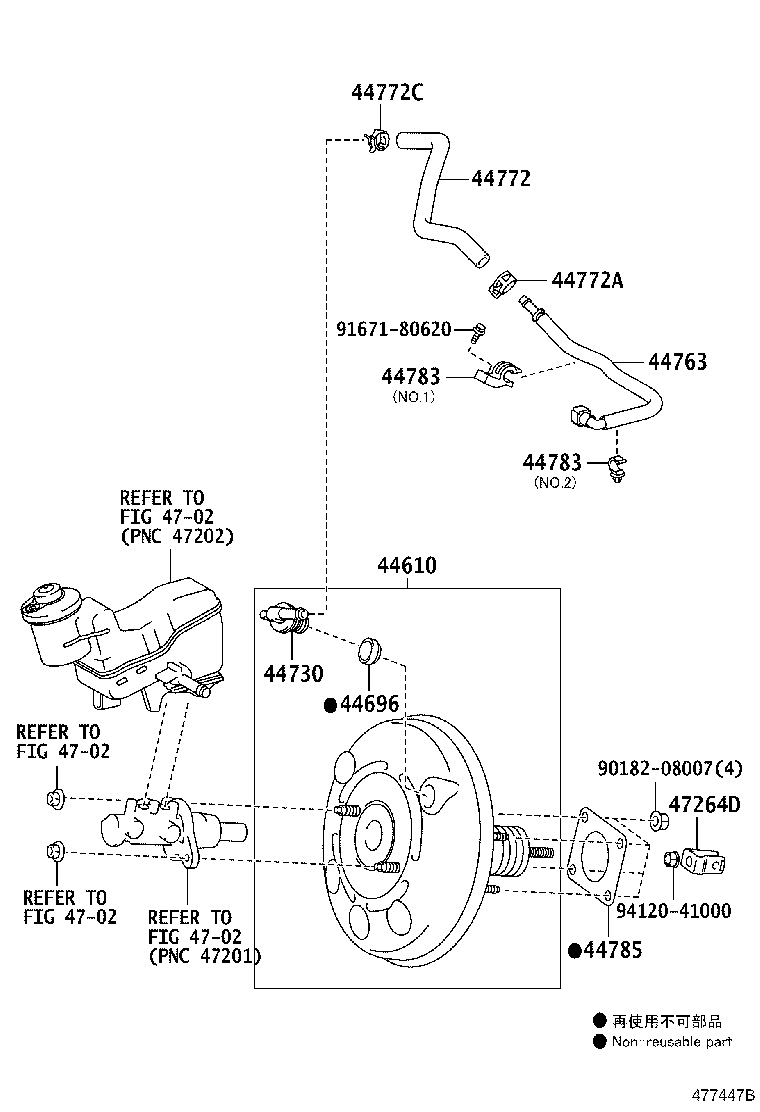 44610-52B50 BOOSTER ASSY, BRAKE product image