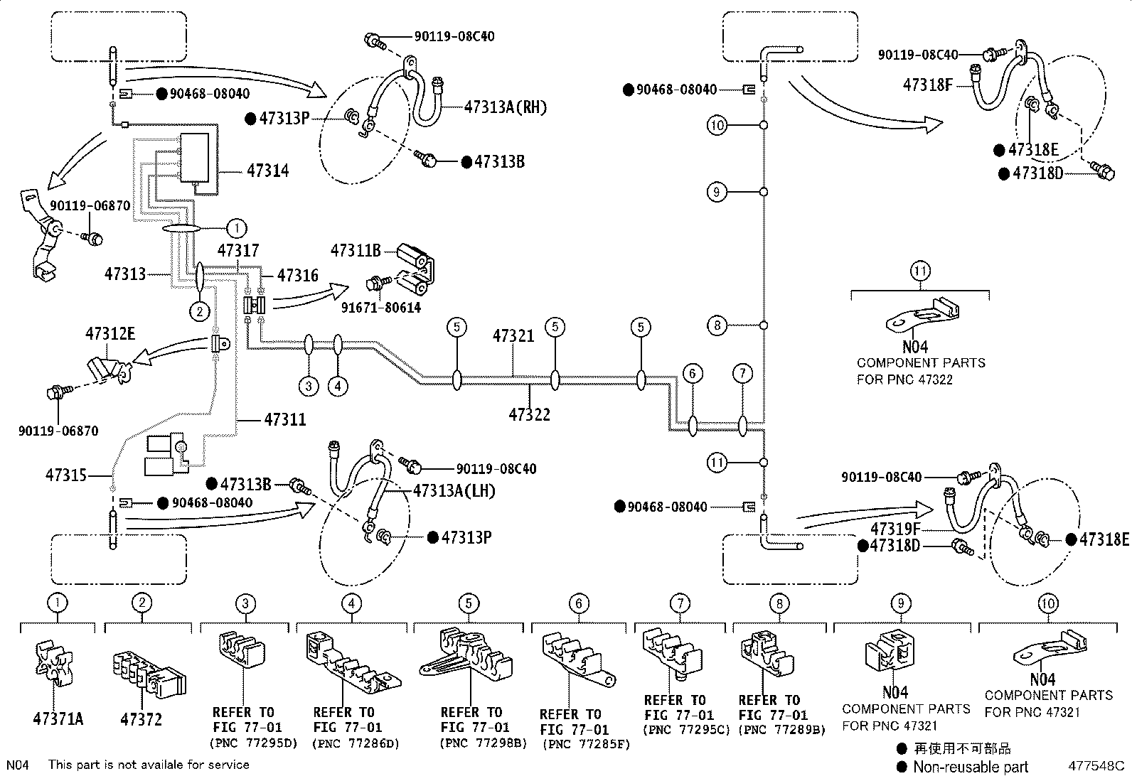 47070-33040 PUMP ASSY, BRAKE BOOSTER product image