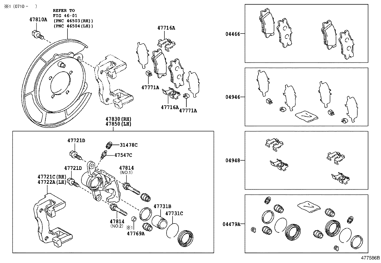 47830-33211 CYLINDER ASSY, DISC BRAKE, REAR RH product image