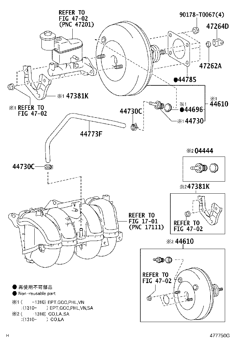 44776-0K031 HOSE, BRAKE BOOSTER product image