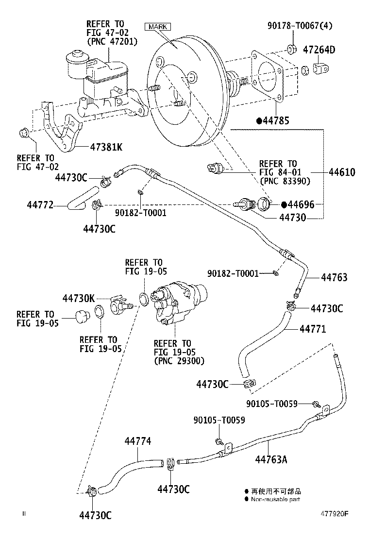 44773-0K040 HOSE, UNION TO CHECK VALVE product image