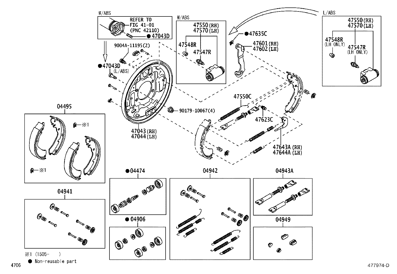47044-BZ031 PLATE SUB-ASSY, BRAKE BACKING, REAR LH product image