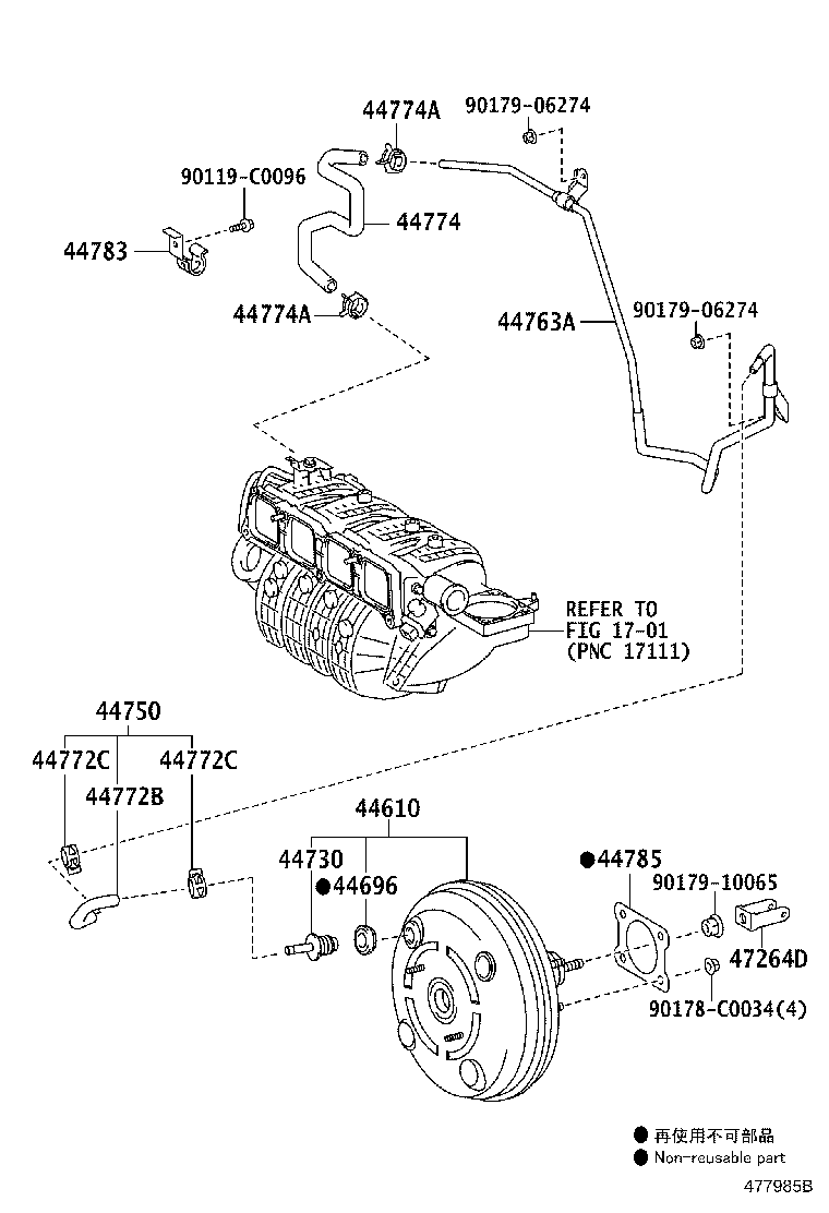 44610-06491 BOOSTER ASSY, BRAKE product image