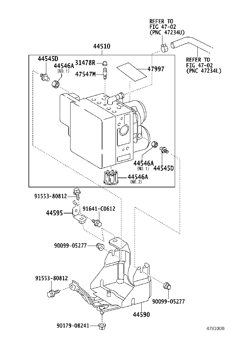44050-30540 ACTUATOR ASSY, BRAKE product image
