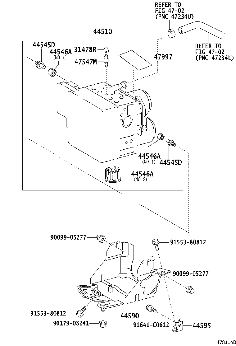 44050-30540 ACTUATOR ASSY, BRAKE product image