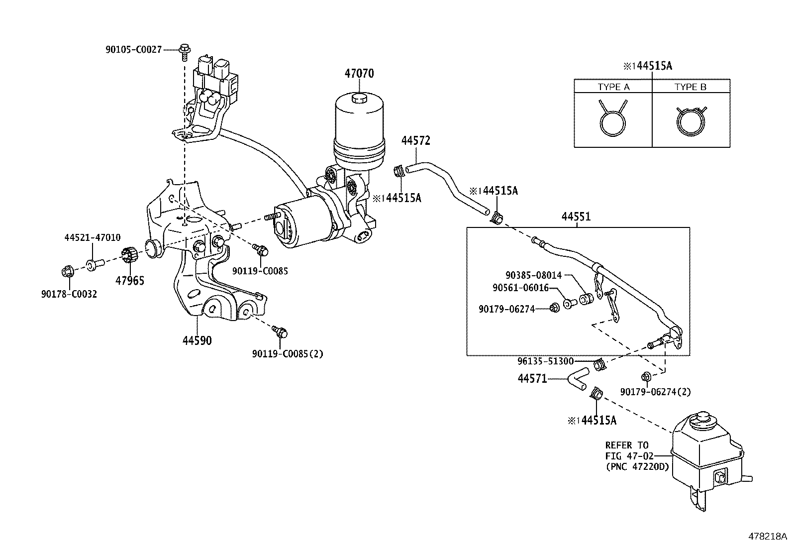 44050-06310 ACTUATOR ASSY, BRAKE product image