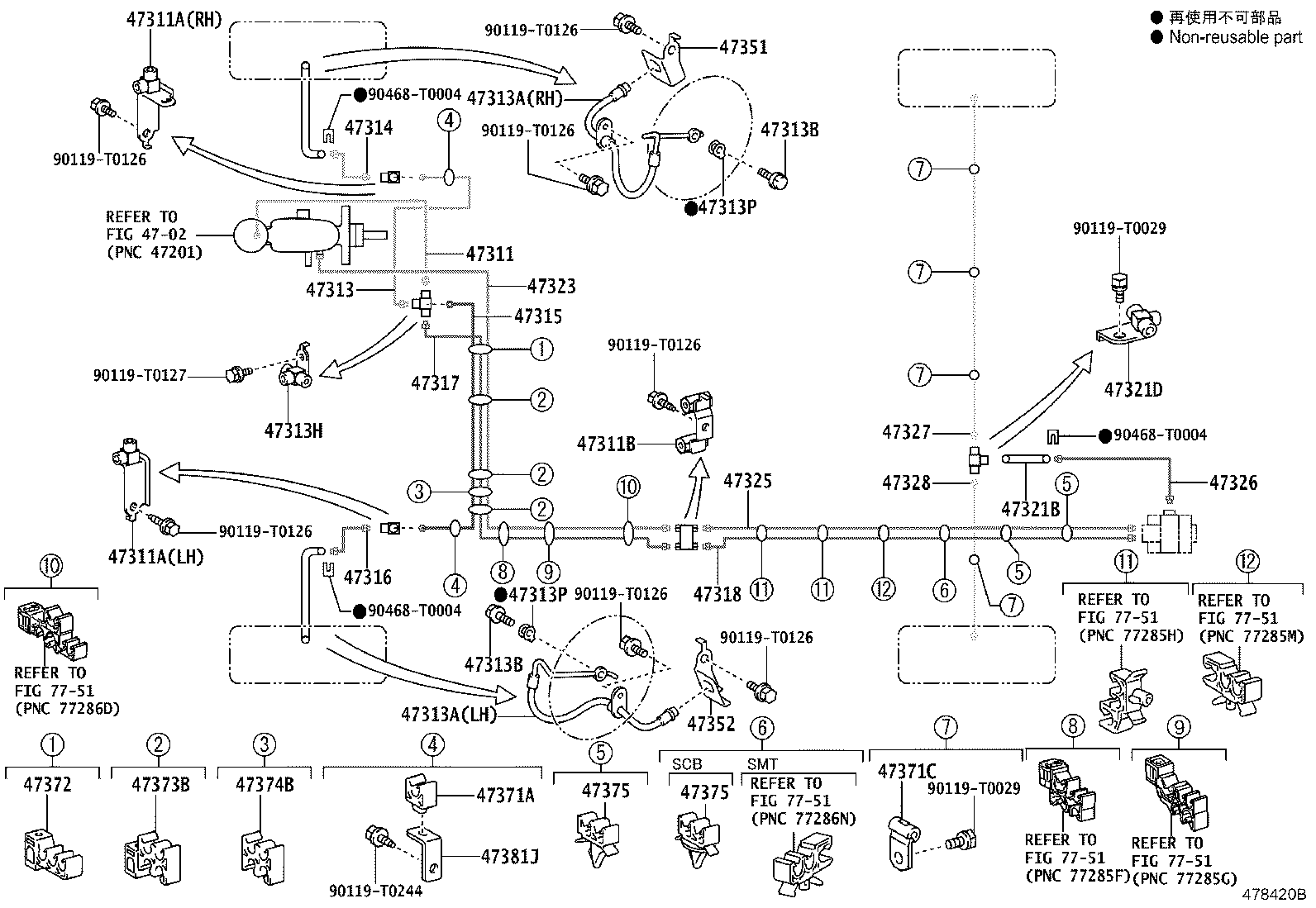 44050-71220 ACTUATOR ASSY, BRAKE product image