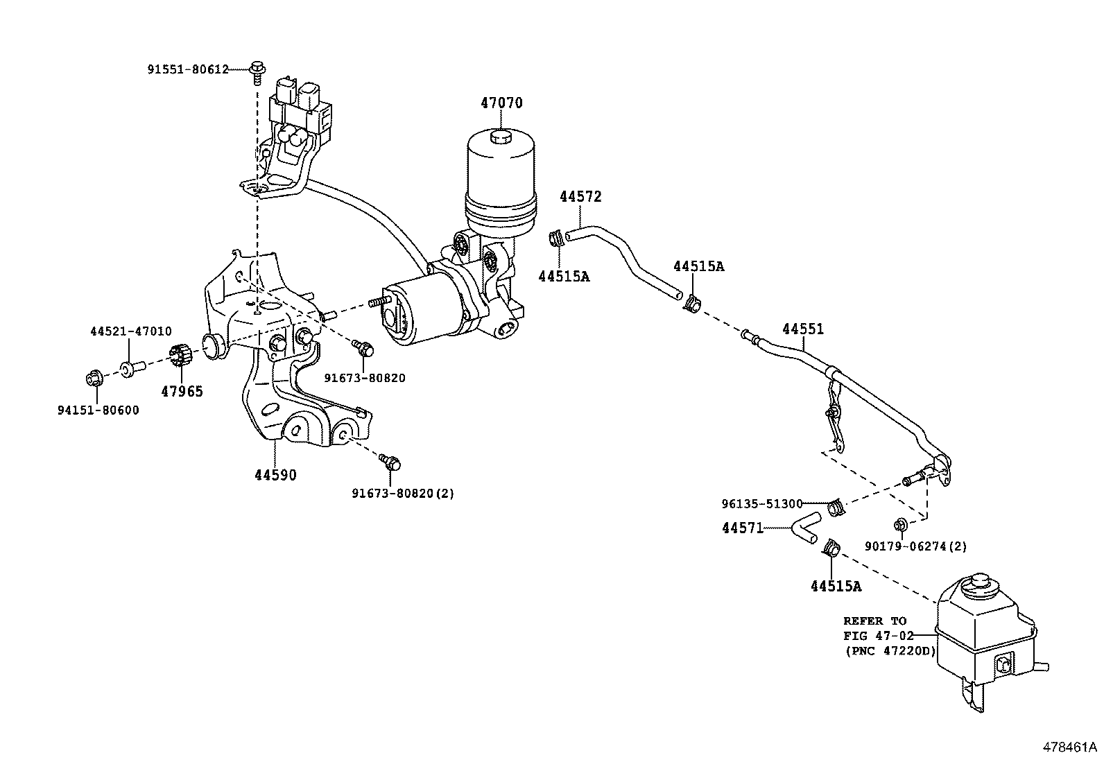 44050-33740 ACTUATOR ASSY, BRAKE product image