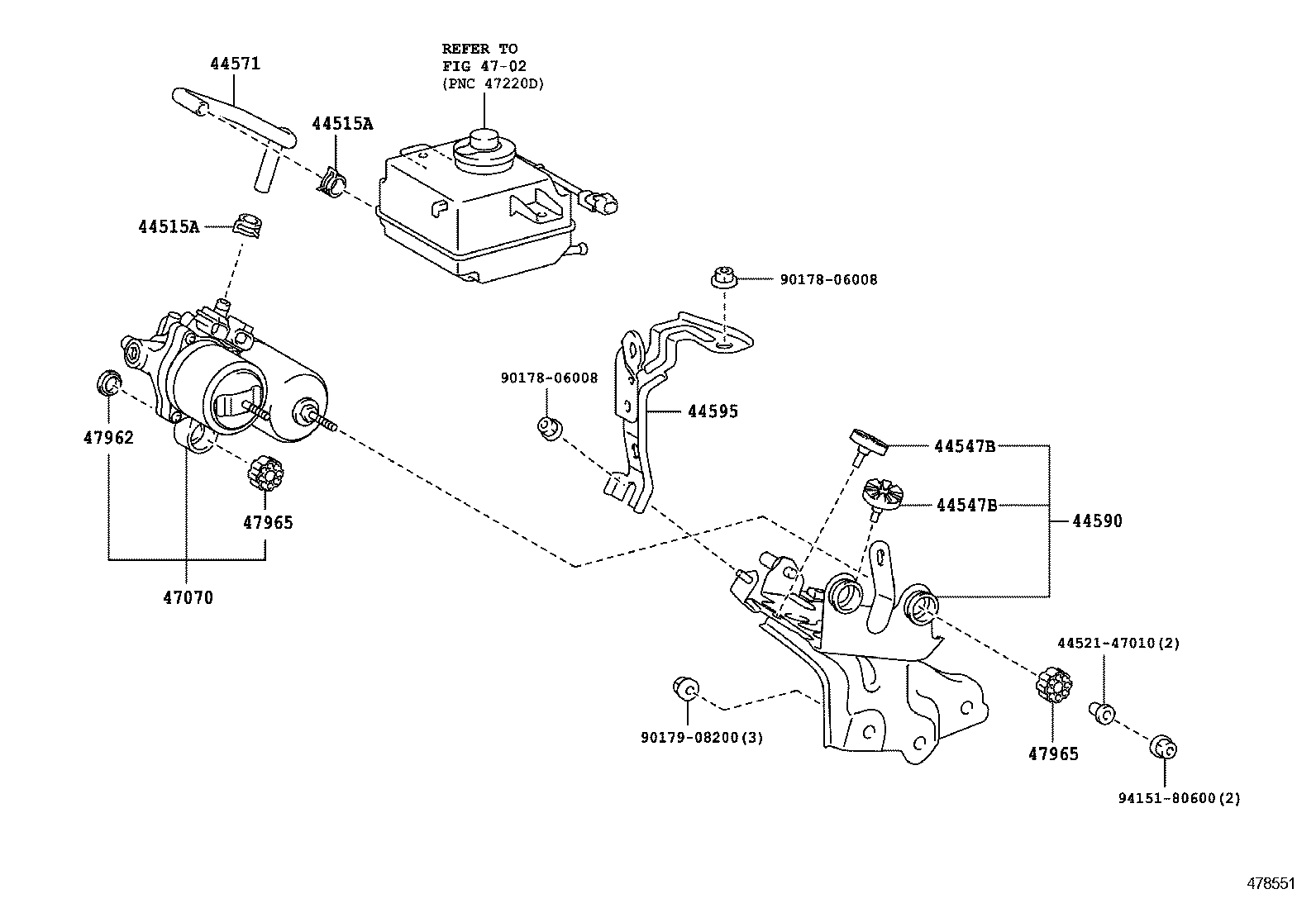 44050-02A30 ACTUATOR ASSY, BRAKE product image