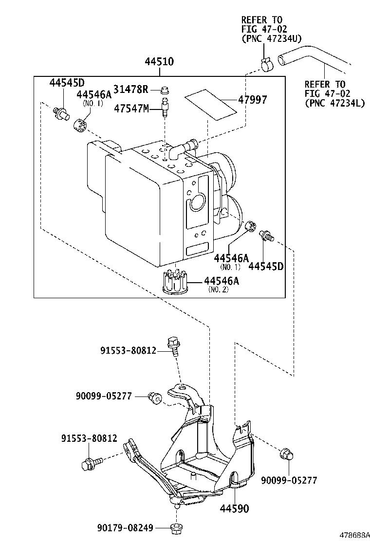 44050-30A70 ACTUATOR ASSY, BRAKE product image