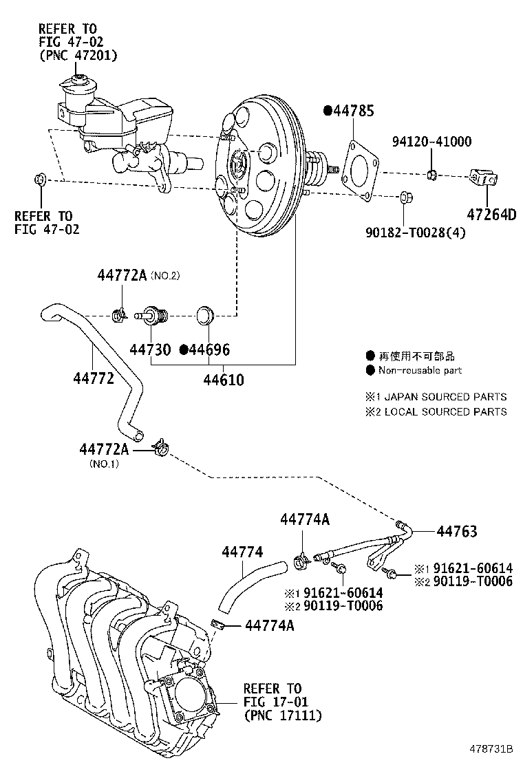 44610-0D730 BOOSTER ASSY, BRAKE product image