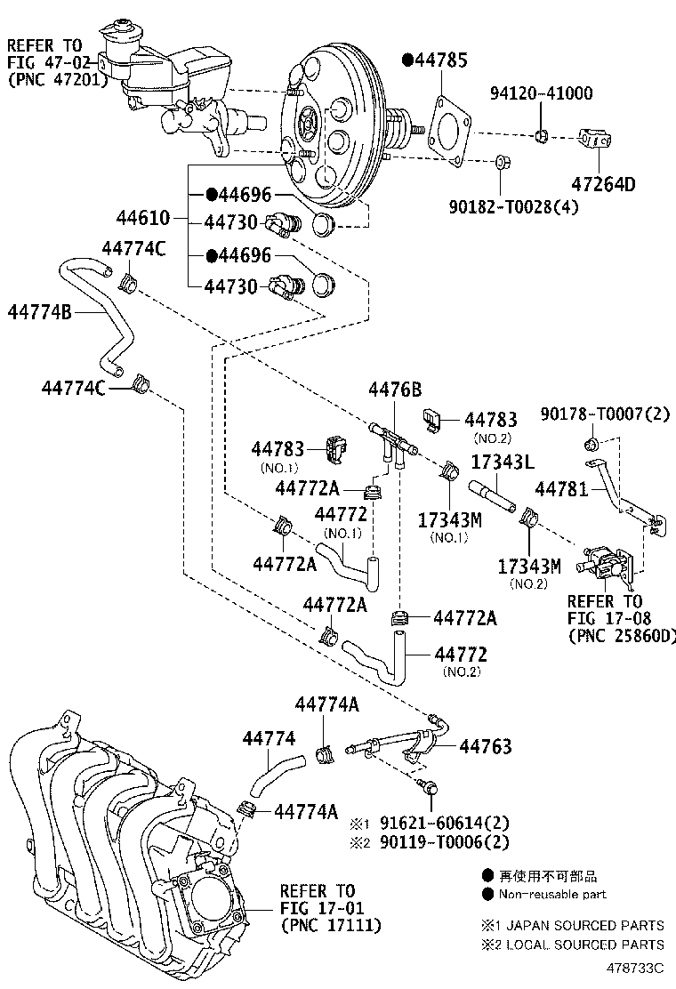 44610-0D730 BOOSTER ASSY, BRAKE product image