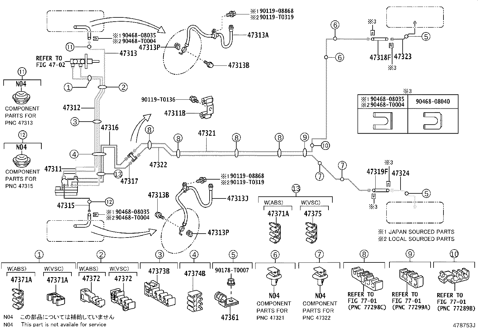 44590-0D550 BRACKET ASSY, BRAKE ACTUATOR product image