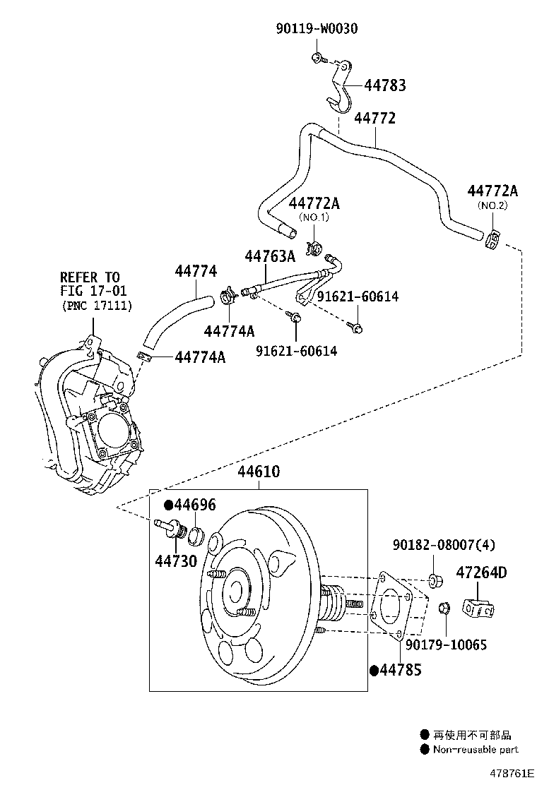 44610-52F40 BOOSTER ASSY, BRAKE product image