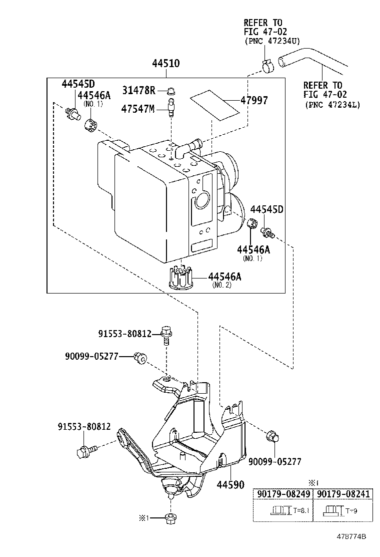 44050-53C80 ACTUATOR ASSY, BRAKE product image