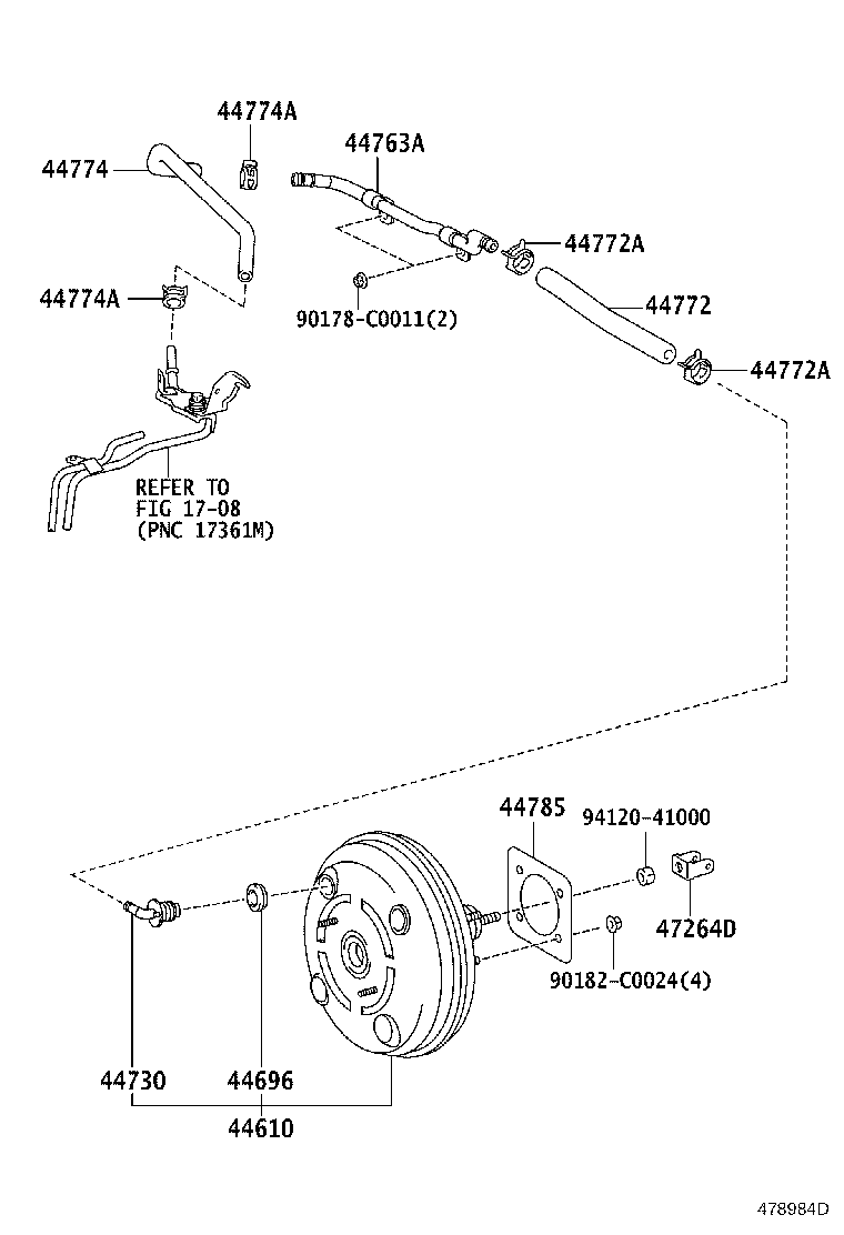 44610-0R110 BOOSTER ASSY, BRAKE product image