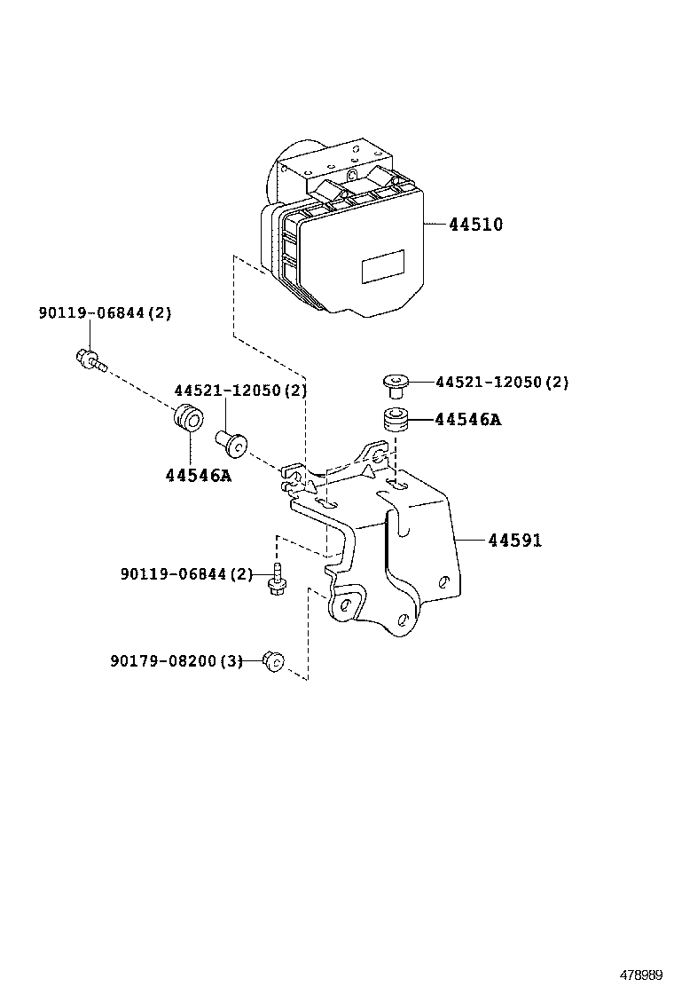 44050-0R200 ACTUATOR ASSY, BRAKE product image