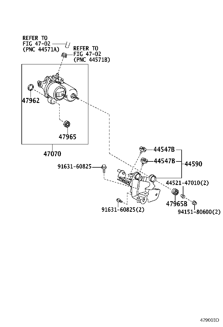44050-12C30 ACTUATOR ASSY, BRAKE product image
